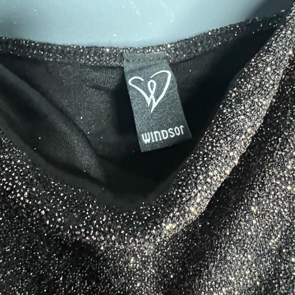 Black Glittery Windsor Dress | Women’s Large - Picture 13 of 15